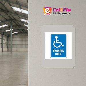 Indicator PARKING ONLY SIGN, Sticker autocolant - Img 3