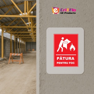Indicator Patura pentru foc, Sticker autocolant - Img 5