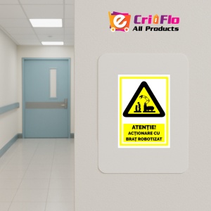 Indicator Pentru actionare cu brat robotizat, Sticker autocolant - Img 4