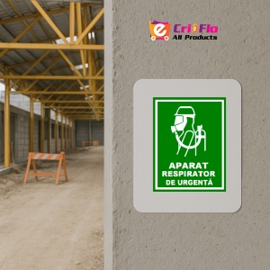 Indicator Pentru aparat respirator de urgenta, Sticker autocolant - Img 5
