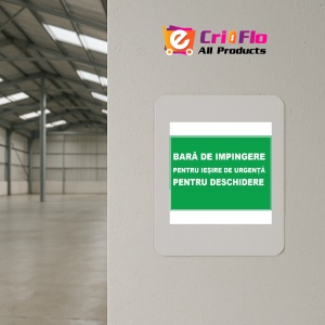 Indicator Pentru bara de impingere pentru iesire de urgenta, Sticker autocolant - Img 3