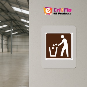Indicator Pentru camping container de gunoi, Sticker autocolant - Img 3
