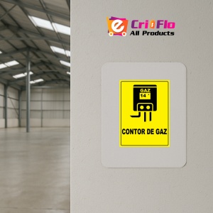 Indicator pentru contor de gaz, Sticker autocolant - Img 3
