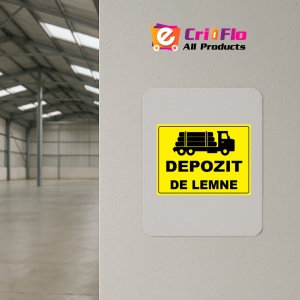 Indicator pentru depozit de lemne, Sticker autocolant - Img 3