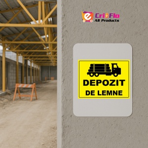 Indicator pentru depozit de lemne, Sticker autocolant - Img 5