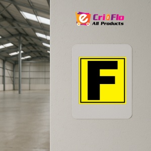 Indicator Pentru depozit litera F randul F si poarta F, Sticker autocolant - Img 3