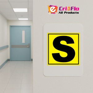 Indicator Pentru depozit litera S randul S si poarta S, Sticker autocolant - Img 4