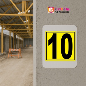 Indicator Pentru depozit numarul 10 randul 10 poarta 10, Sticker autocolant - Img 5