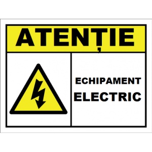 Indicator Pentru echipament electric, Sticker autocolant