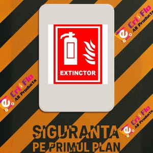 Indicator Pentru extinctor, Sticker autocolant - Img 2