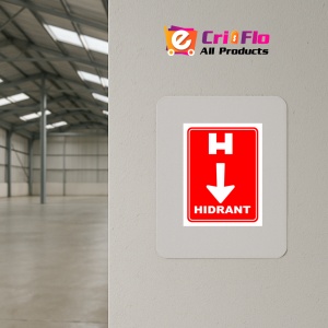 Indicator Pentru hidrant cu directia in jos, Sticker autocolant - Img 3