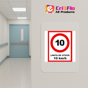 Indicator Pentru limita de viteza 25 km la ora, Sticker autocolant - Img 4