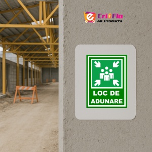 Indicator Pentru loc de adunare, Sticker autocolant - Img 5