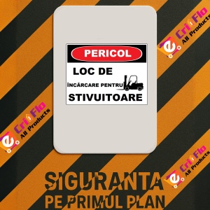 Indicator Pentru loc de incarcare pentru stivuitoare, Sticker autocolant - Img 2