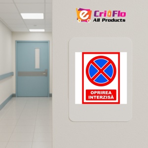 Indicator Pentru oprirea interzisa, Sticker autocolant - Img 4