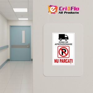 Indicator Pentru parcare zona de aprovizionare nu parcati, Sticker autocolant - Img 4