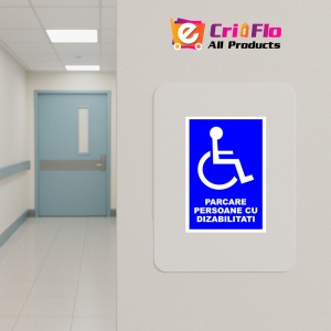 Indicator Pentru persoane cu dizabilitati, Sticker autocolant - Img 4