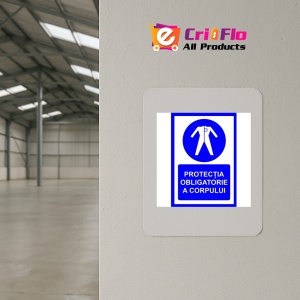 Indicator Pentru protectia obligatorie a corpului, Sticker autocolant - Img 3