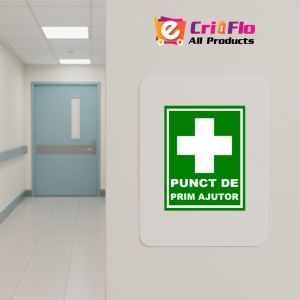 Indicator Pentru punct de prim ajutor, Sticker autocolant - Img 4
