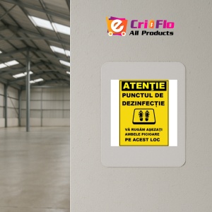 Indicator Pentru punctul de dezinfectie, Sticker autocolant - Img 3
