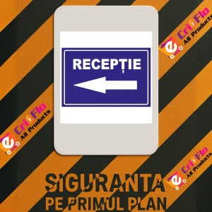 Indicator Pentru receptie la stanga, Sticker autocolant - Img 2