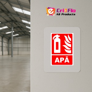 Indicator Pentru stingator cu apa, Sticker autocolant - Img 3