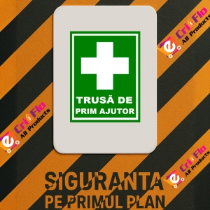 Indicator Pentru trusa de prim ajutor v1, Sticker autocolant - Img 2