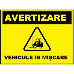 Indicator pentru vehicule in miscare, Sticker autocolant