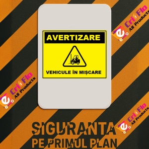 Indicator pentru vehicule in miscare, Sticker autocolant - Img 2
