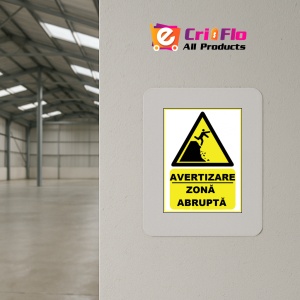 Indicator Pentru zona abrupta, Sticker autocolant - Img 3