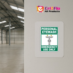 Indicator Personal Eyewash Sign, Sticker autocolant - Img 3