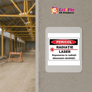 Indicator Placuta expunerea la radiatiile dauneaza sanatatii, Sticker autocolant - Img 5