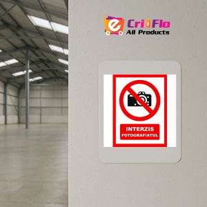 Indicator Placute interzis fotografiatul, Sticker autocolant - Img 3