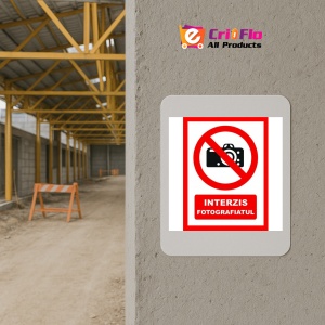 Indicator Placute interzis fotografiatul, Sticker autocolant - Img 5