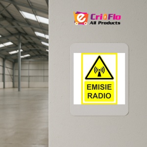 Indicator Placute pentru emisie radio, Sticker autocolant - Img 3