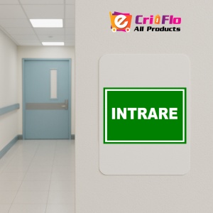 Indicator Placute pentru intrare, Sticker autocolant - Img 4