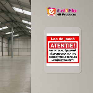 Indicator Placute pentru locuri de joaca, Sticker autocolant - Img 3