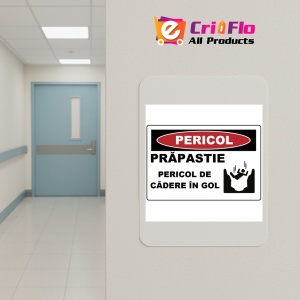 Indicator Prapastie pericol de cadere in gol, Sticker autocolant - Img 4