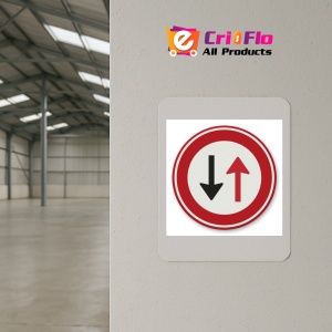 Indicator Prioritate fata de traficul din sens opus (2), Sticker autocolant - Img 3