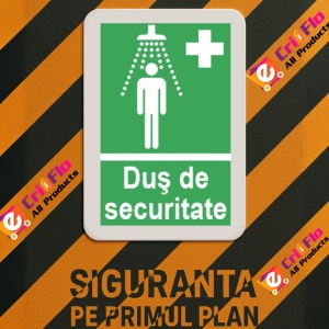 Indicator protectia muncii dus de securitate, Sticker autocolant - Img 3