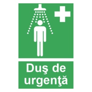 Indicator protectia muncii dus de urgenta, Sticker autocolant