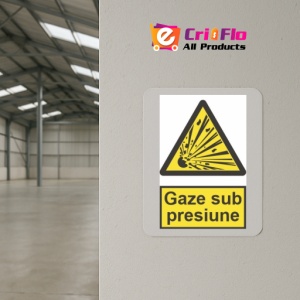 Indicator protectia muncii gaze sub presiune, Sticker autocolant - Img 4
