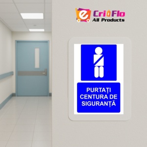 Indicator Purtati centura de siguranta indicator de obligativitate, Sticker autocolant - Img 5