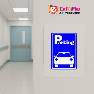 Indicator Reserved Parking Sign, Sticker autocolant - Img 4