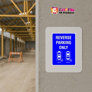 Indicator Reverse parking only, Sticker autocolant - Img 5