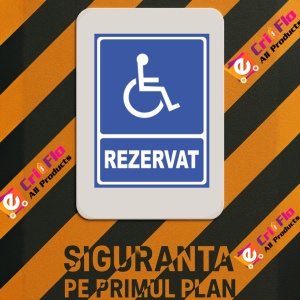 Indicator Rezervat, Sticker autocolant - Img 3