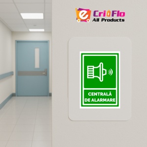 Indicator Semn de centrale de alarme, Sticker autocolant - Img 5