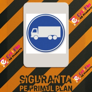 Indicator Semn de circulatie pentru benzi de autobuze si camioane, Sticker autocolant - Img 3
