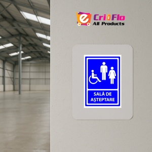 Indicator Semn de sala de asteptare, Sticker autocolant - Img 4