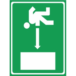 Indicator Semn iesire stanga, Sticker autocolant